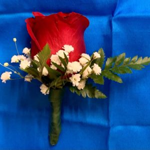 Red Rose Boutonniere