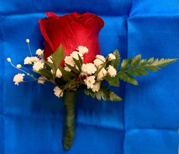 Red Rose Boutonniere